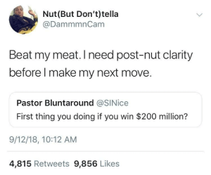 Beating my meat black