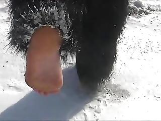 best of Snow barefoot