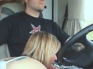 best of Driving blowjob whilst