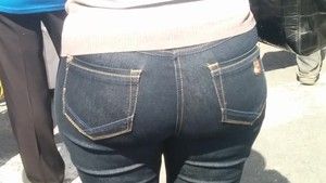 Jeans buttcrack