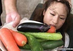 best of To vegetables Women masturbate using