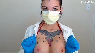 Latex glove nurse