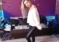 Chardonnay reccomend leather leggings gagged