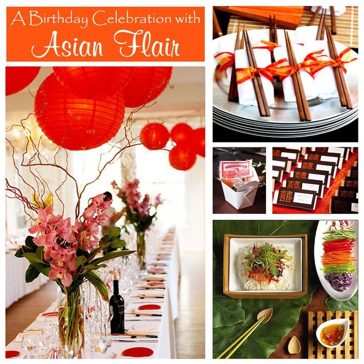 best of Decor Asian party