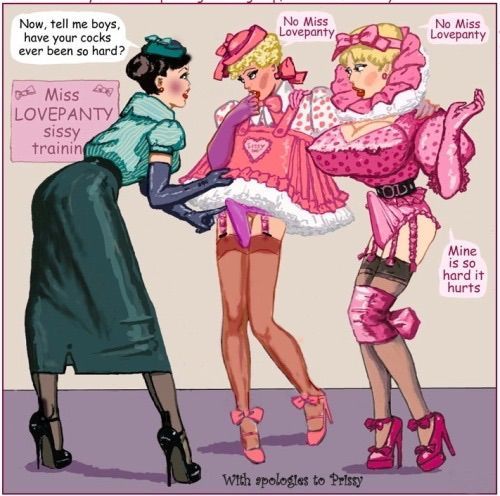 Green T. reccomend Femdom sissy boys cartoons and illustrations