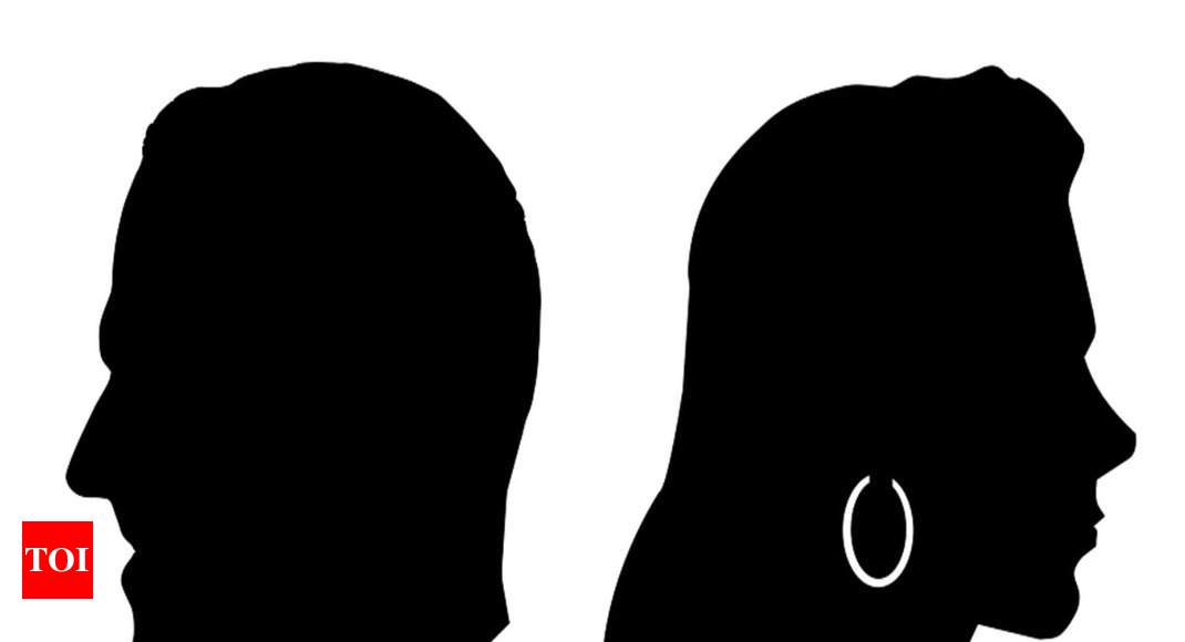 Husband and wife silhouette