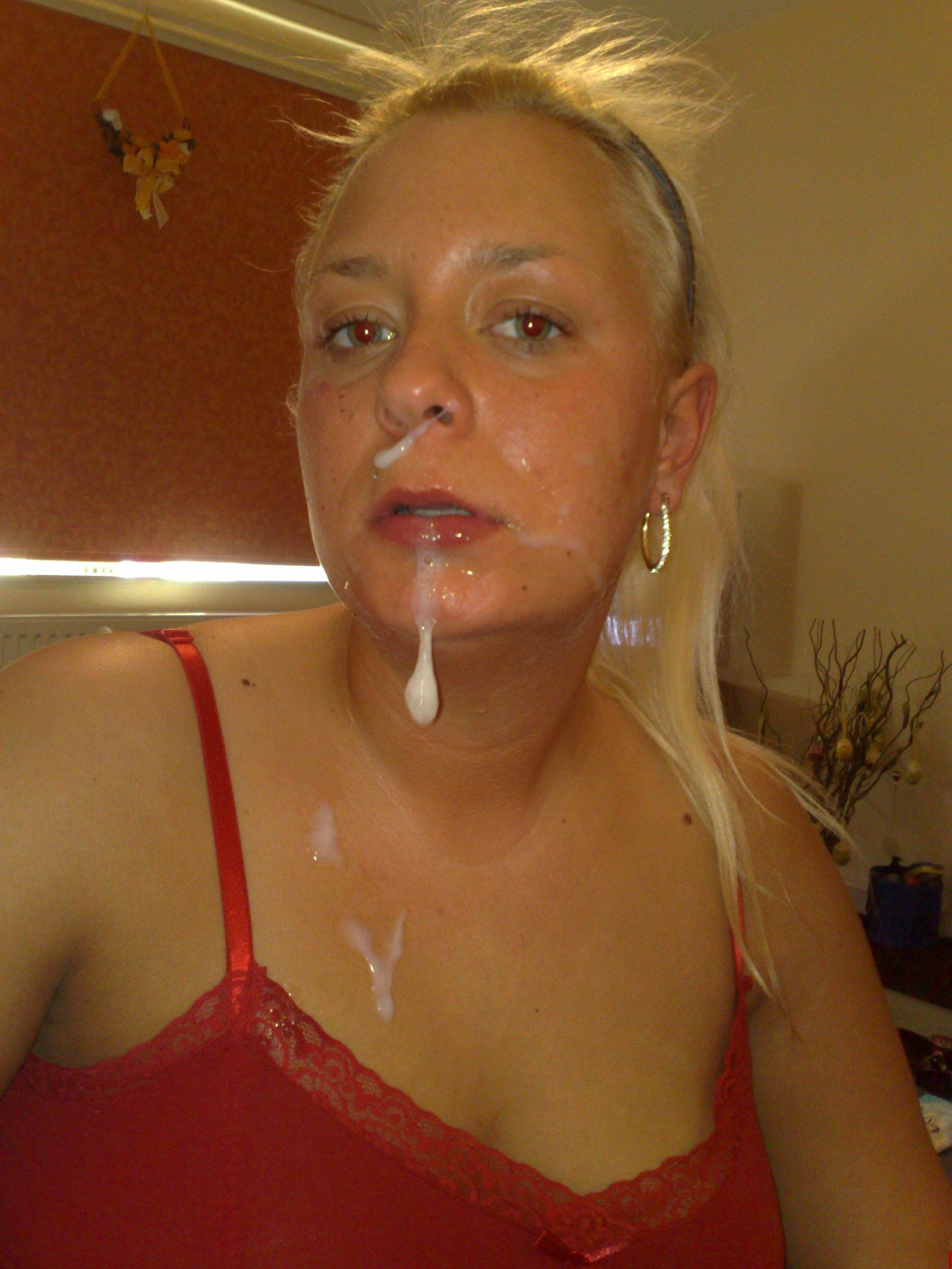 Mature women with cum on their face. XXX hot archive 100% free