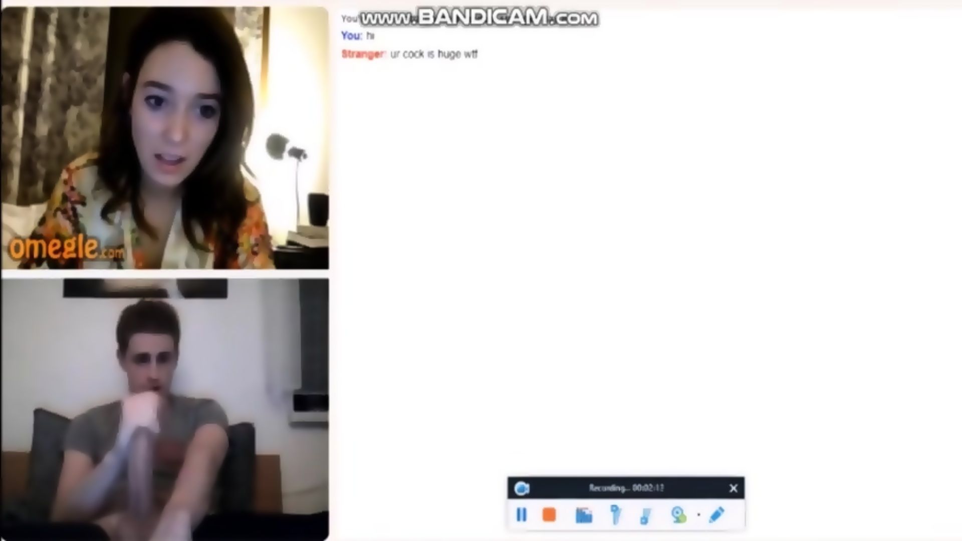 best of Female tits white omegle show