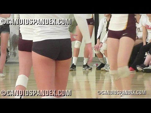Volleyball shorts teasing
