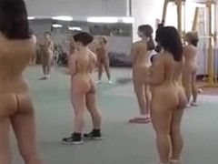 best of Women group exercise nude