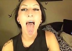 best of Tongue long latina licks with