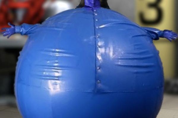 Inflated suit
