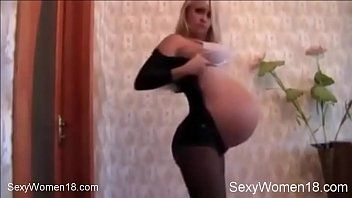 Sexy pregnant women with huge
