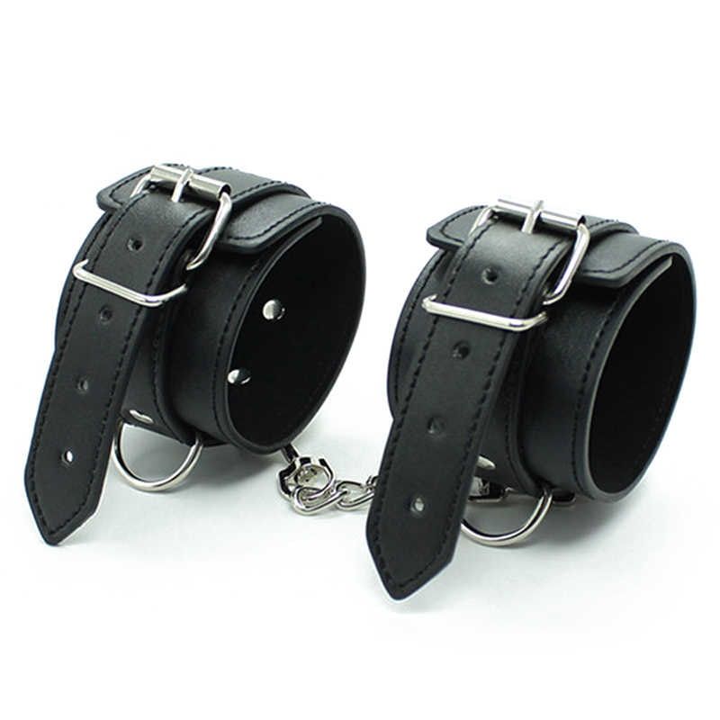 Leather handcuffs