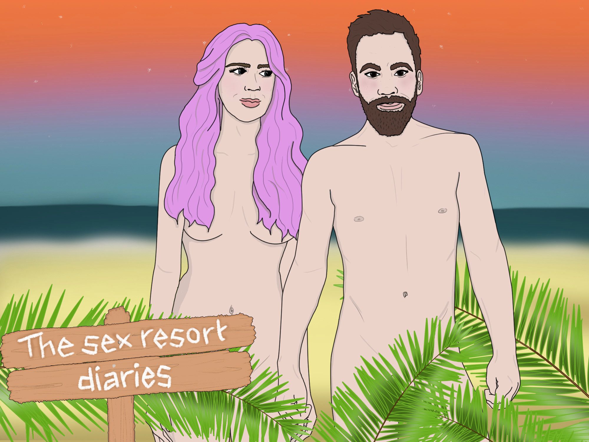 Sylvester recomended having couples nudist beach