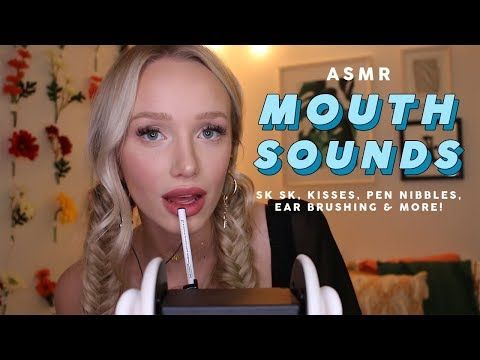 Asmr intense mouth sounds kissing