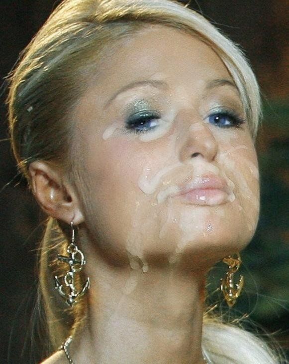 Paris Hilton Cum On Face.