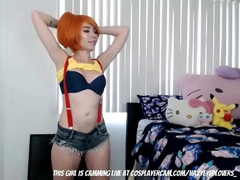 Pregnant misty cosplay and