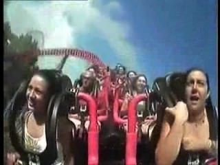 best of Rollercoaster tittty popping out