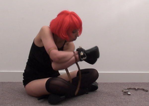 Lapis L. reccomend bondage mitts and gagged