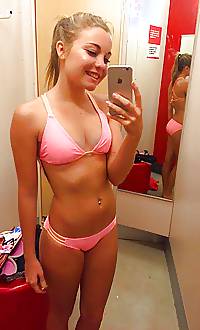 Selfie dressing room shots-nude pics