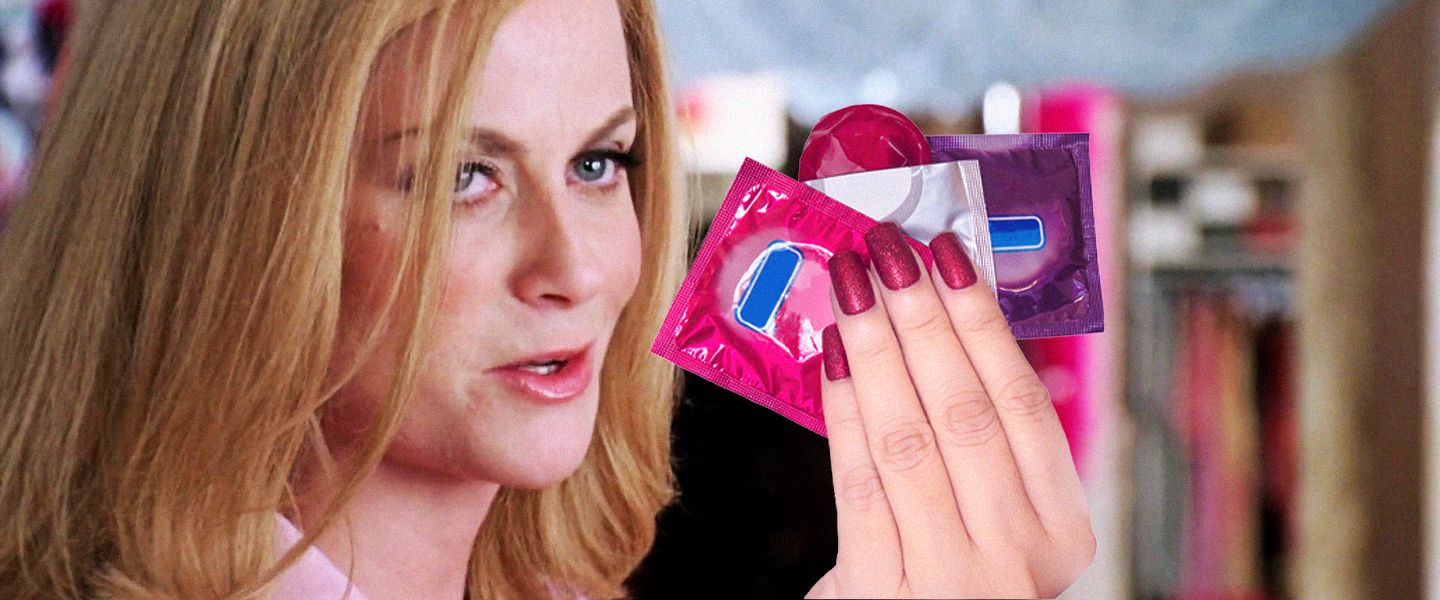 Mom teaches condom
