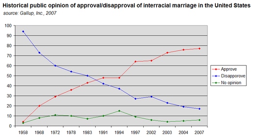 Interracial family statistics
