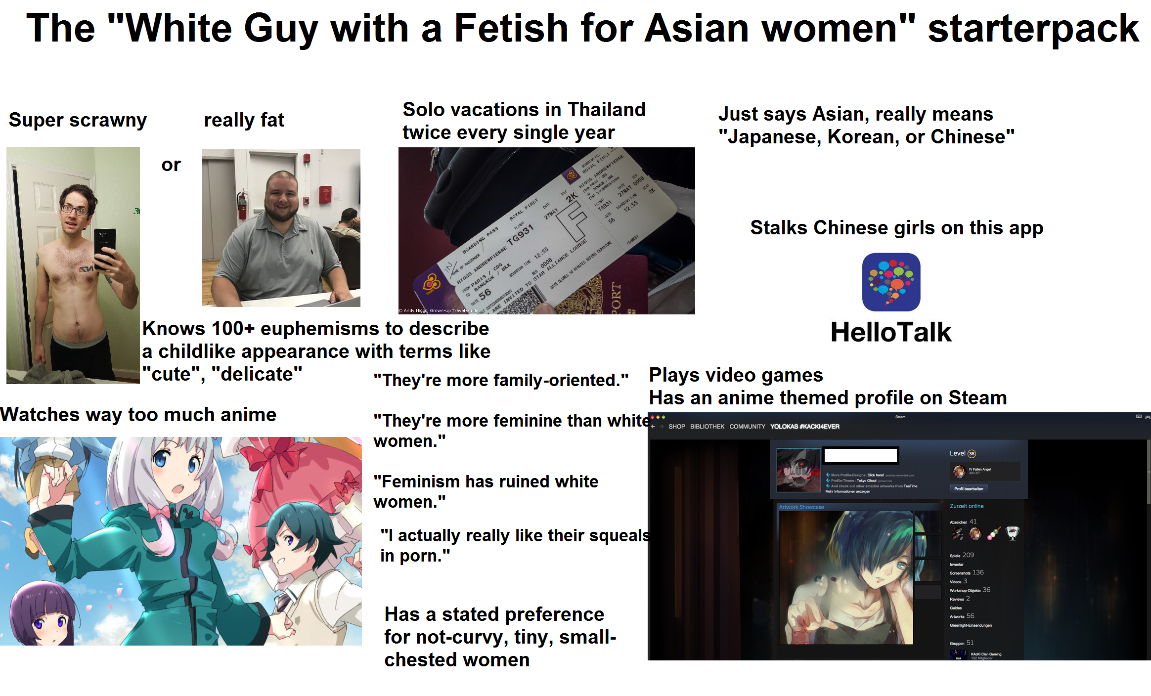 Fetish for asian woman