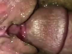 Inside pussy while cumming
