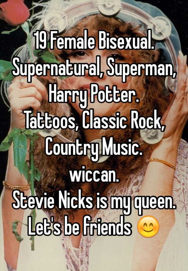 Is stevie nicks bisexual