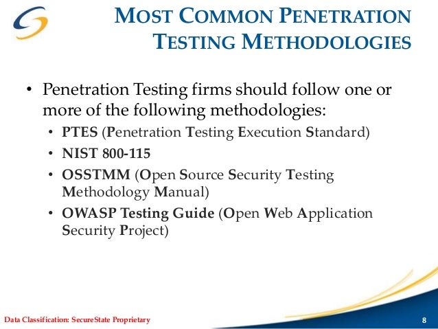 Nist penetration testing