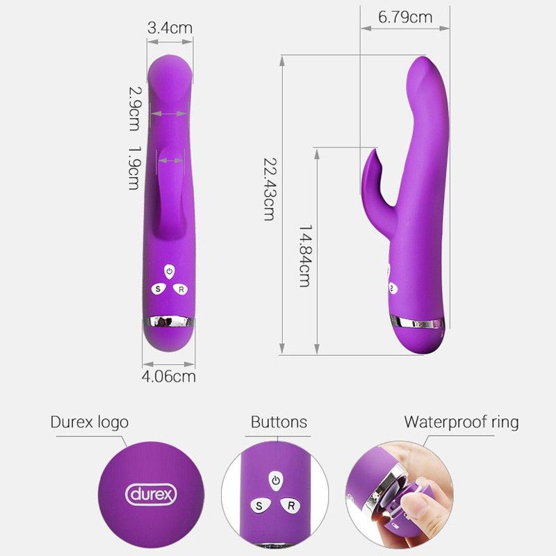 Purple multispeed vibrator aaa