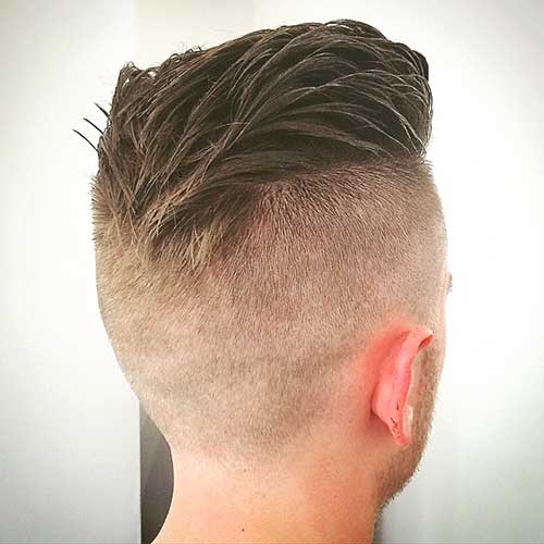 Hairstyles shaved in back