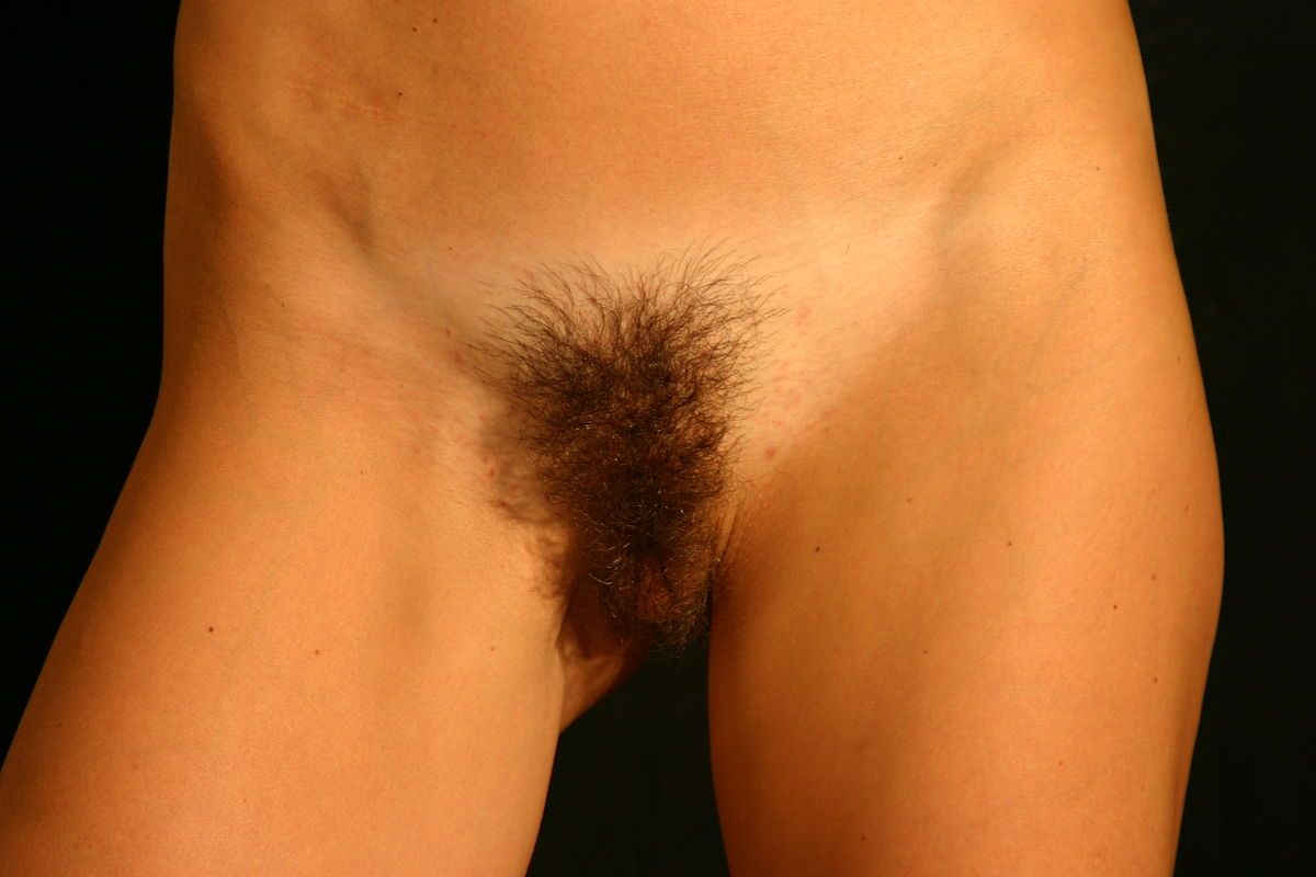 Nude girls with pubic hair