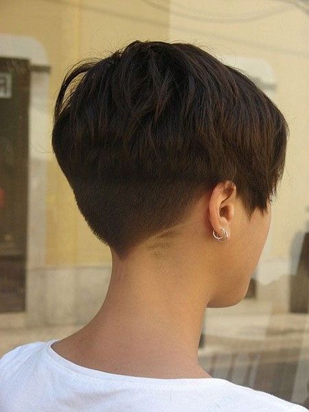best of Shaved in back Hairstyles