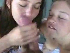 Girls learning to suck dick