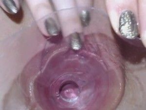 Inside pussy while cumming